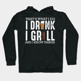 Funny Drinking And Grilling Design, Gift For Husband Hoodie